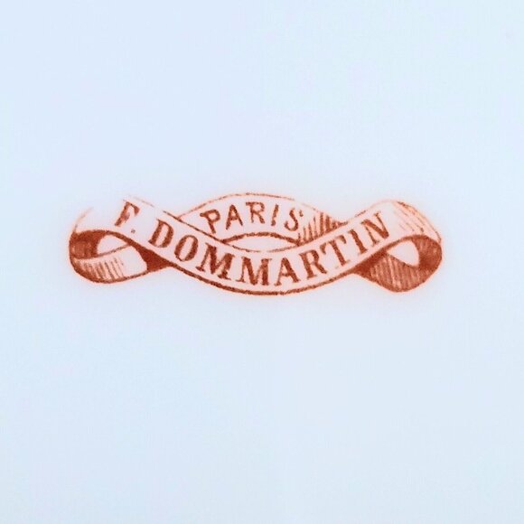 Antique F. Dommartin France Bird Pedestal Plate / Cake Plate / Cake Stand - Picture 7 of 7